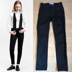 Acne Studios Black Flex Skinny Jeans